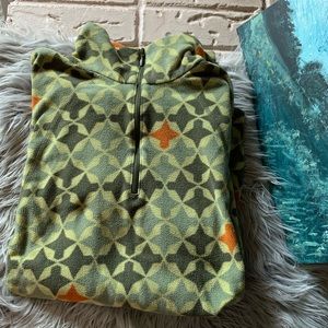 Columbia patterned half zip fleece
